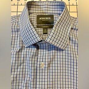2 Bonobos Wrinkle Free Men’s Size 16-36 Tailored Slim Fit Button Down Shirts